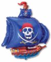 Blue Pirate Ship Jumbo Shape Balloon Party Supplies Decorations Ideas Novelty Gift