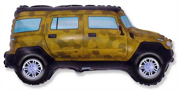 Camo Military 4 Wheel Truck Shape Balloon Party Supplies Decorations Ideas Novelty Gift