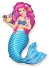 Zoe Mermaid Jumbo Shape Balloon Party Supplies Decorations Ideas Novelty Gift