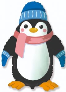 Winter Penguin 39in Shape Balloon Party Supplies Decorations Ideas Novelty Gift 901845