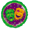 Masquerade Mardi Gras Mask 18in Balloon Party Supplies Decorations Ideas Novelty Gift