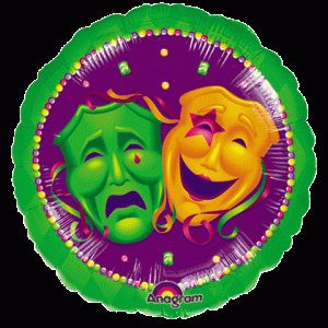 Masquerade Mardi Grad Mask Balloon Party Supplies Decorations Ideas Novelty Gift