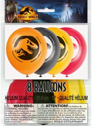 Jurassic Park 12in Latex Balloons Party Supplies Decorations Ideas Novelty Gift 43515