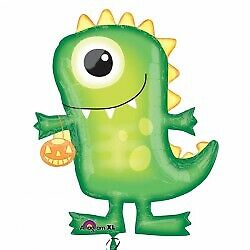 Boo Crew Green Monster Shape Balloon Party Supplies Decorations Ideas Novelty Gift