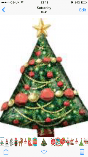 Garland Christmas Tree Supershape Balloon Party Supplies Decorations Ideas Novelty Gift