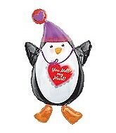 You Melt My Heart Penguin Shape Balloon Party Supplies Decorations Ideas Novelty Gift