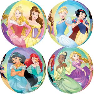 Disney Princess Once Upon A Time Orbz Balloon Party Supplies Decorations Ideas Novelty Gift