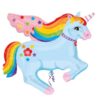 Blue Rainbow Unicorn Shape Balloon Party Supplies Decorations Ideas Novelty Gift