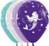6pcs Mermaid Latex Balloons Party Supplies Decorations Ideas Novelty Gift