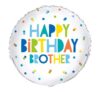 Happy Birthday Brother Standard Balloon Party Supplies Decorations Ideas Novelty Gift