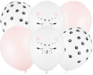 Cat Bouquet 12in Latex Balloons Party Supplies Decoration Ideas Novelty Gift 403737