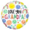 Love You Grandpa Rainbows Balloon Party Supplies Decorations Ideas Novelty Gift