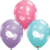 6pcs Narwhal Latex Balloons Party Supplies Decorations Ideas Novelty Gift