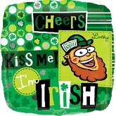 Leprechaun Kiss Me Im Irish 18in Balloon Party Supplies Decoration Ideas Novelty Gift 19002