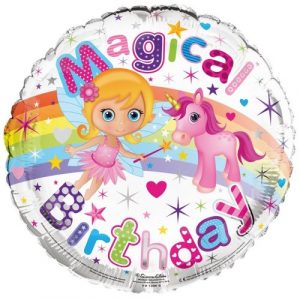 Unicorn Fairy Magical Birthday Rainbow Balloon Party Supplies Decorations Ideas Novelty Gift