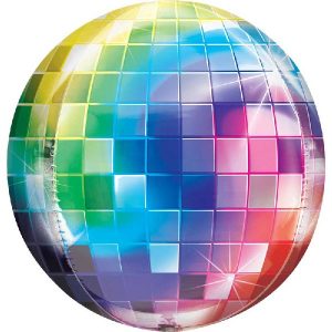 Colourful Disco Ball 16in Orbz Balloon Party Supplies Decoration Ideas Novelty Gift 38469