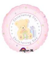 Pink Teddybear Christening Day Balloon Party Supplies Decorations Ideas Novelty Gift