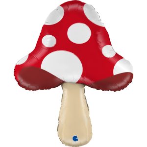 Mushroom Toadstool Supershape Balloon Party Supplies Decorations Ideas Novelty Gift