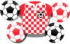 Red Football Balloon Bouquet Party Supplies Decorations Ideas Novelty Gift