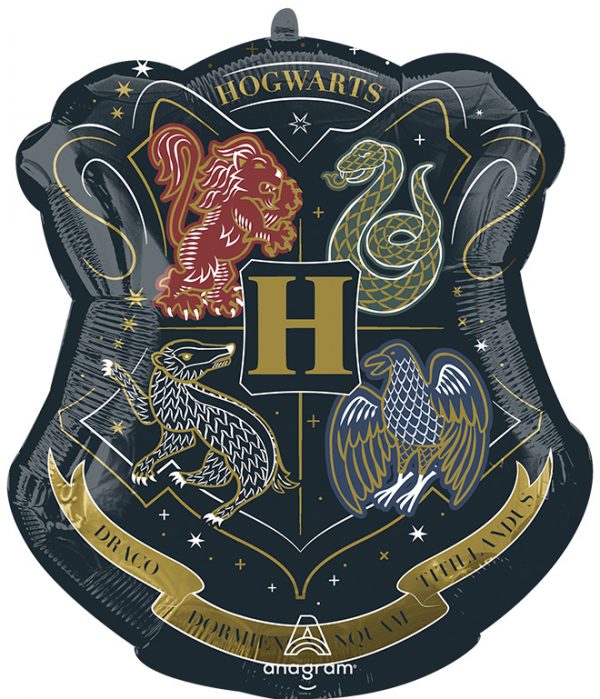 Harry Potter Gold Shield Supershape Balloon Party Supplies Decorations Ideas Novelty Gift