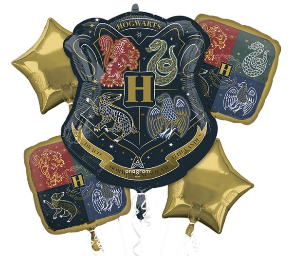 Harry Potter Gold Balloon Bouquet Party Supplies Decorations Ideas Novelty Gift