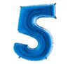Grabo Jumbo Number 5 Blue Balloon Party Supplies Decorations Ideas Novelty Gift