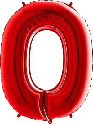 Grabo Jumbo Number 0 Red Balloon Party Supplies Decoration Ideas Novelty Gift 080R