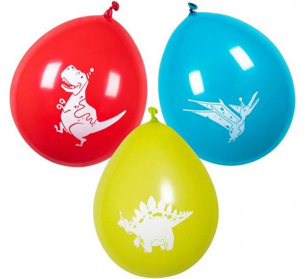 Dinosaur Air Fill 10in Latex Balloons Party Supplies Decoration Ideas Novelty Gift 50055