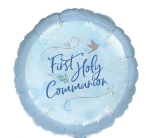 First Holy Communion Blue Balloon Party Supplies Decorations Ideas Novelty Gift