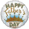 Fathers Day King Crown Standard Balloon Party Supplies Decorations Ideas Novelty Gift