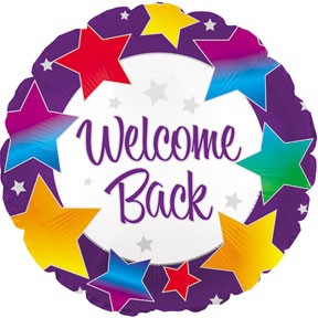 Welcome Back Stars Standard Balloon Party Supplies Decorations Ideas Novelty Gift