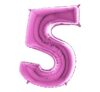 Grabo Jumbo Number 5 Fuchsia Balloon Party Supplies Decorations Ideas Novelty Gift