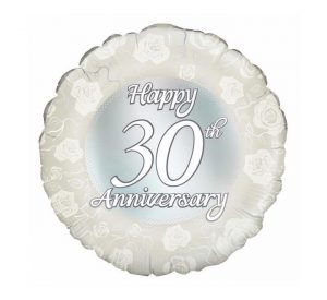 Pearl 30th Anniversary Balloon Party Supplies Decorations Ideas Novelty Gift