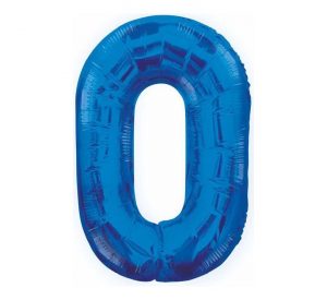 Unique Jumbo Number 0 Blue Balloon Party Supplies Decorations Ideas Novelty Gift