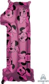 Minnie Mouse Jumbo Number 1 Balloon Party Supplies Decorations Ideas Novelty Gift