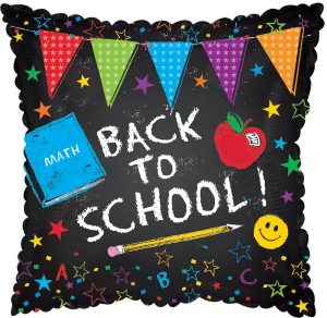 Back To School Pennants Standard 18in Balloon Party Supplies Decoration Ideas Novelty Gift 414046