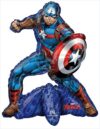 26in Air Centrepiece Captain America Balloon Party Supplies Decorations Ideas Novelty Gift