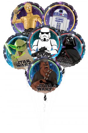 Star Wars Classic Balloon Bouquet Party Supplies Decorations Ideas Novelty Gift