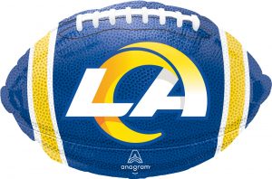 Los Angeles Rams Ball Standard Balloon Party Supplies Decorations Ideas Novelty Gift