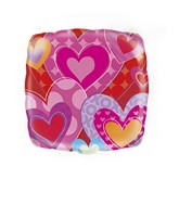 Heart Print Standard Balloon Party Supplies Decorations Ideas Novelty Gift
