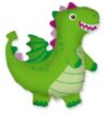 Cute Green Dragon Jumbo Shape Balloon Party Supplies Decorations Ideas Novelty Gift