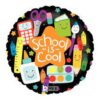 School Is Cool Standard Balloon Party Supplies Decorations Ideas Novelty Gift