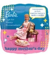 Barbie Mothers Day Standard Balloon Party Supplies Decorations Ideas Novelty Gift