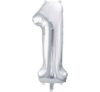 Unique Jumbo Number 1 Silver Balloon Party Supplies Decorations Ideas Novelty Gift