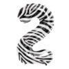 North Star Jumbo Number 2 Zebra Print Balloon Party Supplies Decorations Ideas Novelty Gift