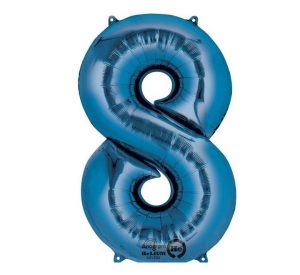 Anagram Jumbo Number 8 Blue Balloon Party Supplies Decorations Ideas Novelty Gift