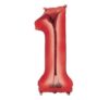 Anagram Jumbo Number 1 Red Balloon Party Supplies Decorations Ideas Novelty Gift
