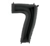 Anagram Jumbo Number 7 Black Balloon (Old Style) Party Supplies Decorations Ideas Novelty Gift