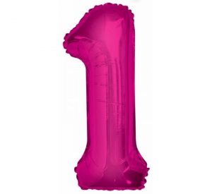 Unique Jumbo Number 1 Pink Balloon Party Supplies Decorations Ideas Novelty Gift