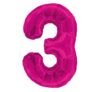 Unique Jumbo Number 3 Pink Balloon Party Supplies Decorations Ideas Novelty Gift